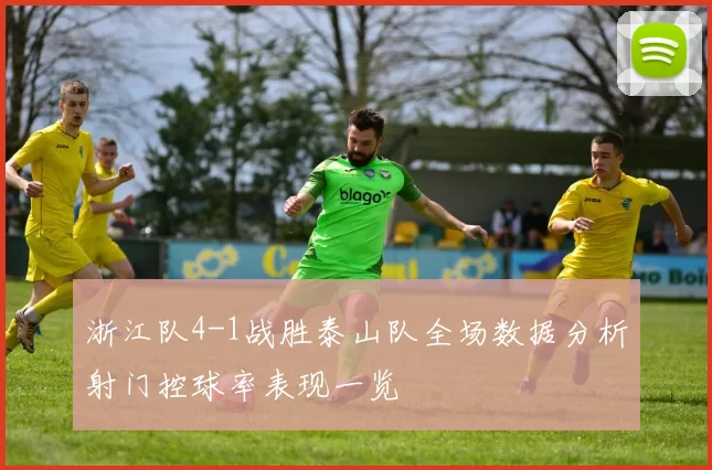 浙江队4-1战胜泰山队全场数据分析射门控球率表现一览